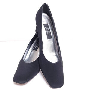 STUART WEITZMAN Vintage Fabric Block Heel Pump